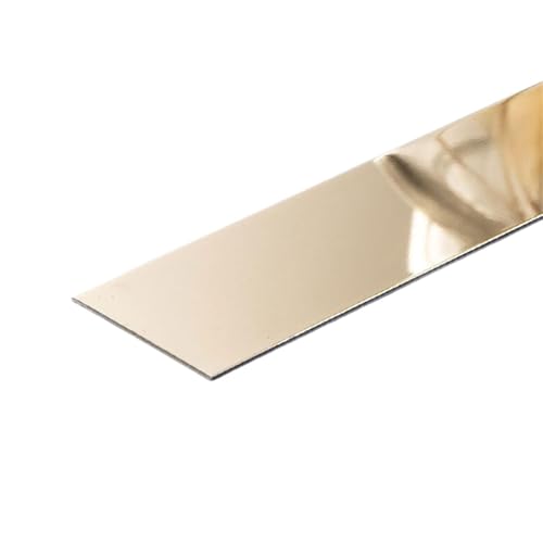 Wandverkleidungsleiste, Eckleiste, 3 m selbstklebende Metallleiste, flexible metallisierte Leiste, Wandverkleidungsleiste aus Edelstahl, metallische dekorative Leiste for Decke, Spiegelrahmen(Glossy G Wandverkleidungsleiste, Eckleiste, 3 m selbstklebende Metallleiste, flexible metallisierte Leiste, Wandverkleidungsleiste aus Edelstahl, metallische dekorative Leiste for Decke, Spiegelrahmen(Glossy G von HAEUYA