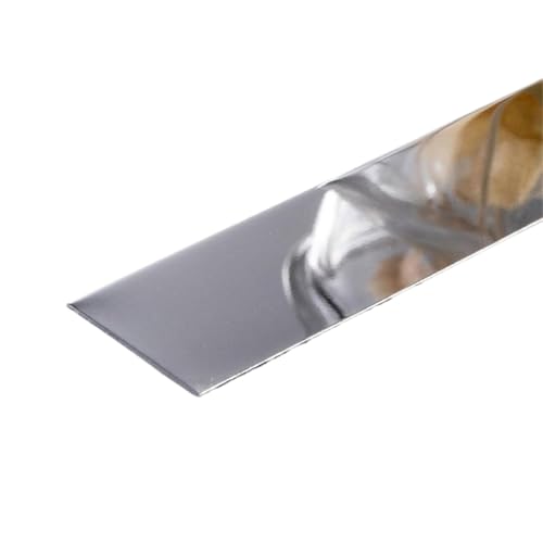 Wandverkleidungsleiste, Eckleiste, 3 m selbstklebende Metallleiste, flexible metallisierte Leiste, Wandverkleidungsleiste aus Edelstahl, metallische dekorative Leiste for Decke, Spiegelrahmen(Glossy S Wandverkleidungsleiste, Eckleiste, 3 m selbstklebende Metallleiste, flexible metallisierte Leiste, Wandverkleidungsleiste aus Edelstahl, metallische dekorative Leiste for Decke, Spiegelrahmen(Glossy S von HAEUYA