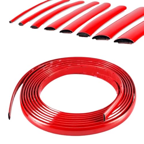 Wandverkleidungsleiste, selbstklebende Auto-Zierleiste, glänzend rot, for das Armaturenbrett, universelle Zierleiste for Stoßstange, Fenster, Tür, Karosserie, Seiten- und Haushaltsmöbeloberflächen(Len Wandverkleidungsleiste, selbstklebende Auto-Zierleiste, glänzend rot, for das Armaturenbrett, universelle Zierleiste for Stoßstange, Fenster, Tür, Karosserie, Seiten- und Haushaltsmöbeloberflächen(Len von HAEUYA