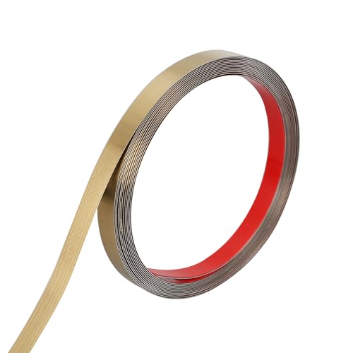 Wandverkleidungsleiste, spiegelähnliche Oberfläche, metallisiertes Gold, selbstklebende Leiste und Wandverkleidung aus Edelstahl, for Abziehen und Aufkleben for Decke, Wand, Spiegelrahmen, DIY(1.5cm*6 Wandverkleidungsleiste, spiegelähnliche Oberfläche, metallisiertes Gold, selbstklebende Leiste und Wandverkleidung aus Edelstahl, for Abziehen und Aufkleben for Decke, Wand, Spiegelrahmen, DIY(1.5cm*6 von HAEUYA