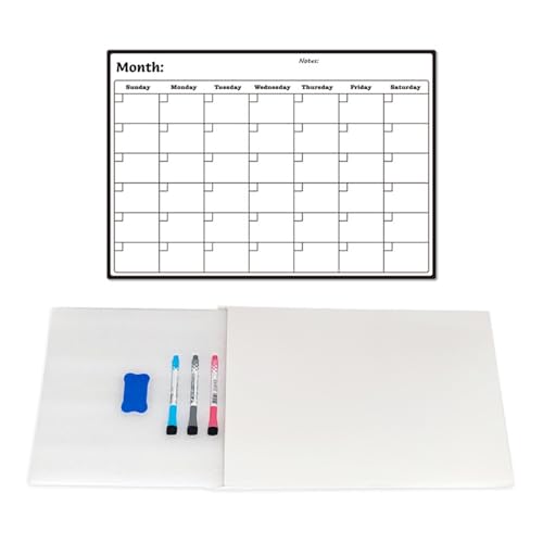 HAGJII Starker Magnetkalender Für Den Kühlschrank Wochenplaner Abwischbar Whiteboard Monatsplaner Abwischbar Magnetisch Planer-Organizer Mit Markern Und Radiergummi HAGJII Starker Magnetkalender Für Den Kühlschrank Wochenplaner Abwischbar Whiteboard Monatsplaner Abwischbar Magnetisch Planer-Organizer Mit Markern Und Radiergummi von HAGJII