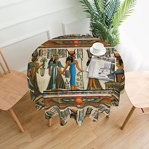 HAHAFU Frauen Im Alten Ägypten Tischdecke,Rund 152cm Durchmesser,Drucken Wasserdicht Abwischbare Polyester Tischdecke Dekoration HAHAFU Frauen Im Alten Ägypten Tischdecke,Rund 152cm Durchmesser,Drucken Wasserdicht Abwischbare Polyester Tischdecke Dekoration von HAHAFU