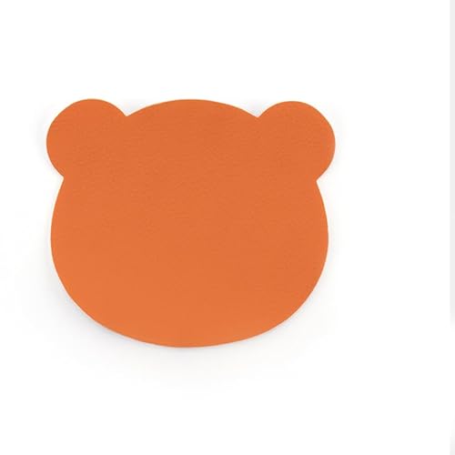 Selbstklebender Lederpatch, Kunstlederpatch, verwendet für Sofa, Autositz Lederreparatur(orange 102mm*90mm 1PCS) von HAHII