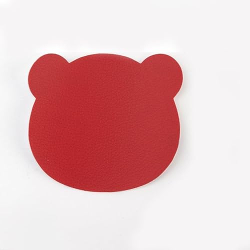 Selbstklebender Lederpatch, Kunstlederpatch, verwendet für Sofa, Autositz Lederreparatur(rot 102mm*90mm 1PCS) von HAHII