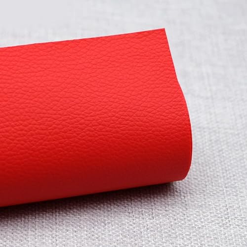 Selbstklebender Lederpatch, Kunstlederpatch, verwendet für Sofa, Autositz Lederreparatur Big Red(40CMX200CM) von HAHII