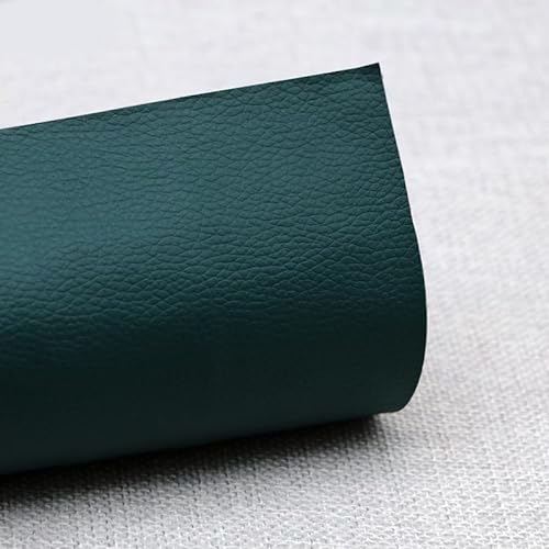 Selbstklebender Lederpatch, Kunstlederpatch, verwendet für Sofa, Autositz Lederreparatur Dunkelgrün(20CMX120CM) von HAHII