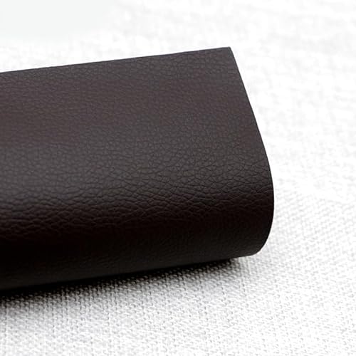 Selbstklebender Lederpatch, Kunstlederpatch, verwendet für Sofa, Autositz Lederreparatur Dunkle Kaffeefarbe(20CMX120CM) von HAHII