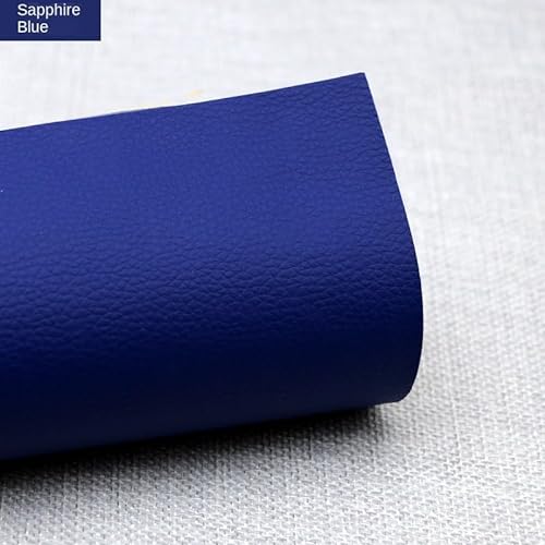 Selbstklebender Lederpatch, Kunstlederpatch, verwendet für Sofa, Autositz Lederreparatur Schatz Blau(15CMX20CM) von HAHII