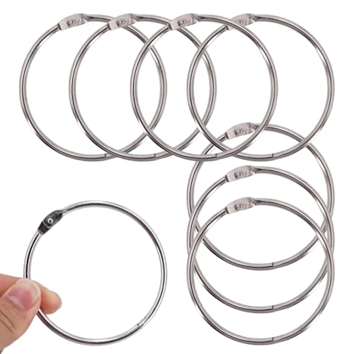 HAHIYO Metall-Binderinge, 8,4 cm, Buchringe, Schlüsselringe, Großpackung, großer Schlüsselring, Bindering, Metallringe für Karteikarten, lose Blätter, Binderinge, Karteikartenring, Papierringe für HAHIYO Metall-Binderinge, 8,4 cm, Buchringe, Schlüsselringe, Großpackung, großer Schlüsselring, Bindering, Metallringe für Karteikarten, lose Blätter, Binderinge, Karteikartenring, Papierringe für von HAHIYO