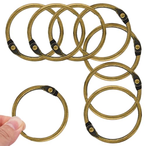 HAHIYO Metall-Binderinge, 8,4 cm, Buchringe, Schlüsselringe, Großpackung, großer Schlüsselring, Bindering, Metallringe für Karteikarten, lose Blätter, Binderinge, Karteikartenring, Papierringe für HAHIYO Metall-Binderinge, 8,4 cm, Buchringe, Schlüsselringe, Großpackung, großer Schlüsselring, Bindering, Metallringe für Karteikarten, lose Blätter, Binderinge, Karteikartenring, Papierringe für von HAHIYO