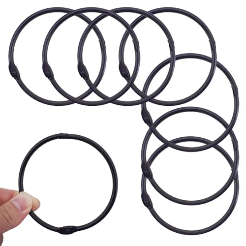 HAHIYO Metall-Binderinge, 8,4 cm, Buchringe, Schlüsselringe, Großpackung, großer Schlüsselring, Bindering, Metallringe für Karteikarten, lose Blätter, Binderinge, Karteikartenring, Papierringe für HAHIYO Metall-Binderinge, 8,4 cm, Buchringe, Schlüsselringe, Großpackung, großer Schlüsselring, Bindering, Metallringe für Karteikarten, lose Blätter, Binderinge, Karteikartenring, Papierringe für von HAHIYO