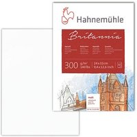 HAHNEMÜHLE Aquarellblock Britannia 24,0 x 32,0 cm 300 g/qm, 12 Blatt, 1 Block HAHNEMÜHLE Aquarellblock Britannia 24,0 x 32,0 cm 300 g/qm, 12 Blatt, 1 Block von HAHNEMÜHLE