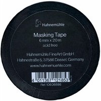 HAHNEMÜHLE Malerband schwarz 6,0 mm x 20,0 m 1 Rolle von HAHNEMÜHLE