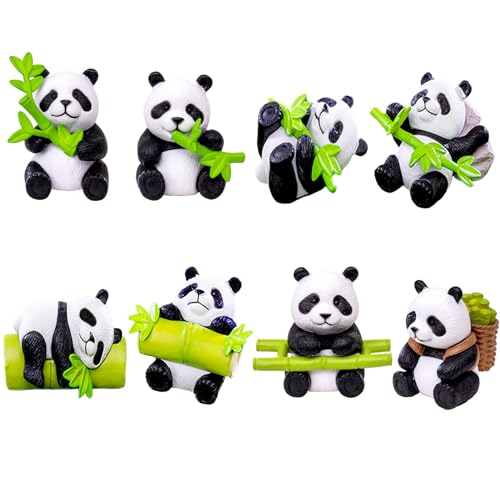 8 Stück Panda Figuren Deko Mini Panda Ornamente Tierfiguren Niedliche Panda Figuren Set für Garten Mikro Landschaft Bonsai Kaktus Puppenhaus Tortendeko Tisch Schneekugeln Geburtstagsparty 8 Stück Panda Figuren Deko Mini Panda Ornamente Tierfiguren Niedliche Panda Figuren Set für Garten Mikro Landschaft Bonsai Kaktus Puppenhaus Tortendeko Tisch Schneekugeln Geburtstagsparty von HAILUII