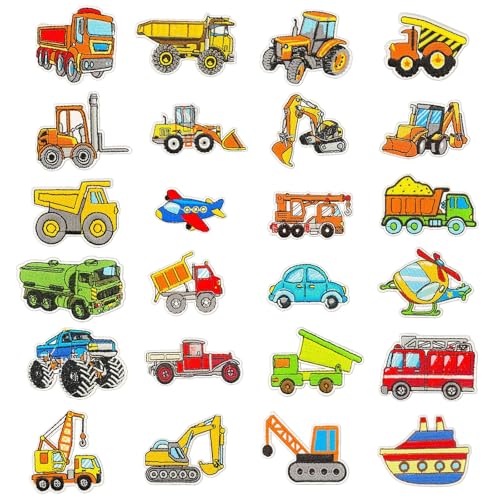 HAINLOGWANG 22 Stück Bügelflicken Kinder, Aufnäher Kinder, Patches Zum Aufbügeln, Bügelbilder Erwachsene, Aufbügelflicken Für Kleidung, Hosen, Rucksäcke, Hüte, Jeans, DIY-Zubehör von HAINLOGWANG