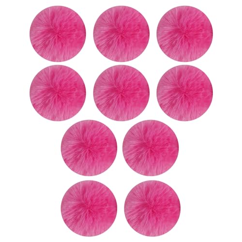 10 Pompons, flauschiges Haar, weiche Pompons, Schlüsselanhänger, zum Aufnähen auf Schal, Mütze, Schuhe, Bekleidung, Handwerk, Dekoration, Strickzubehör 10 Pompons, flauschiges Haar, weiche Pompons, Schlüsselanhänger, zum Aufnähen auf Schal, Mütze, Schuhe, Bekleidung, Handwerk, Dekoration, Strickzubehör von HAISENG