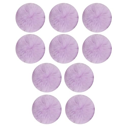 10 Pompons, flauschiges Haar, weiche Pompons, Schlüsselanhänger, zum Aufnähen auf Schal, Mütze, Schuhe, Bekleidung, Handwerk, Dekoration, Strickzubehör 10 Pompons, flauschiges Haar, weiche Pompons, Schlüsselanhänger, zum Aufnähen auf Schal, Mütze, Schuhe, Bekleidung, Handwerk, Dekoration, Strickzubehör von HAISENG