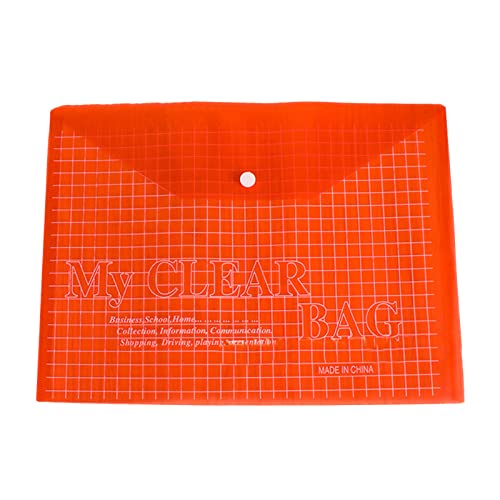 10 Stück/Set transparente Dokumententaschen, A4-Größe, Dokumentenmappen, Schule, Bürobedarf für Studenten, Teenager 10 Stück/Set transparente Dokumententaschen, A4-Größe, Dokumentenmappen, Schule, Bürobedarf für Studenten, Teenager von HAISENG