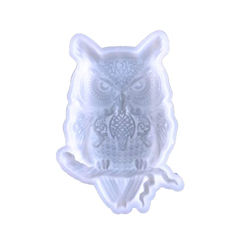 3D-Eulen-Harz-Form aus Silikon, Wanddekoration, Tierguss, Epoxid-Form für Innen-/Heimdekorationen/Wandkunst/Wandbehänge von HAISENG