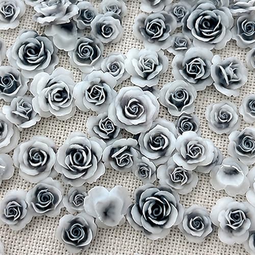 Blumen-Nagelanhänger, Strasssteine, Kunstzubehör für Bastelarbeiten, Dekorationen, Rosenschmuck, Nagel-Strasssteine von HAISENG
