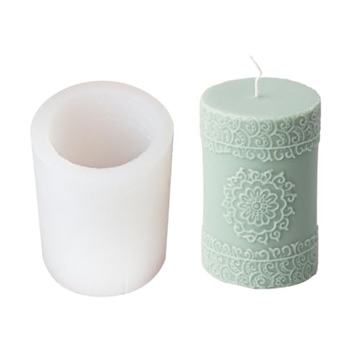 Geprägte Form mit Spitzenmuster, Zylinder, Epoxidharz, Schmuck, Wachs, handgefertigt, Damen, leicht zu entformen Geprägte Form mit Spitzenmuster, Zylinder, Epoxidharz, Schmuck, Wachs, handgefertigt, Damen, leicht zu entformen von HAISENG