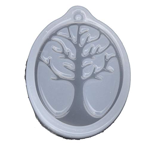 Glänzende Glänzende Silikonharzform Glocken Ohrringe Schimmel Schlüsselbund Anhänger Schmuck Epoxidharz Crafting Form von HAISENG