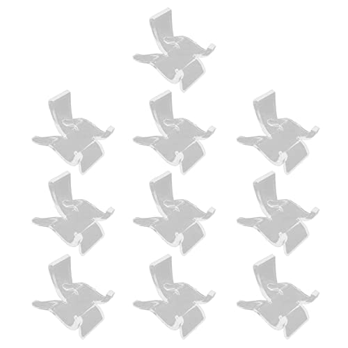 HAISENG Acryl-Kristallständer, 10 Stück/Set, Sammlerstücke, Präsentationsständer, Zubehör für kleine Staffeleien von HAISENG