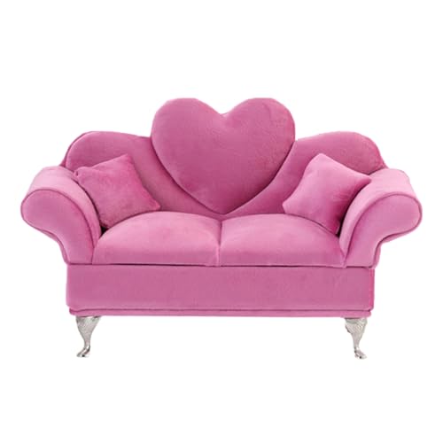 HAISENG Anspruchsvolle Plüsch-Schmuckschatulle, Plüsch-Schmuck-Aufbewahrungsbox, europäischer Stil, Miniatur-Sofa für Halskette, Ringe, Präsentation HAISENG Anspruchsvolle Plüsch-Schmuckschatulle, Plüsch-Schmuck-Aufbewahrungsbox, europäischer Stil, Miniatur-Sofa für Halskette, Ringe, Präsentation von HAISENG