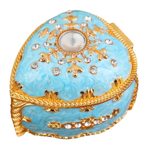HAISENG Elegante Herz-Schmuckschatulle mit weichem Samtfutter, stilvolle Aufbewahrungsbox für Eheringe, Organizer für Ohrringe HAISENG Elegante Herz-Schmuckschatulle mit weichem Samtfutter, stilvolle Aufbewahrungsbox für Eheringe, Organizer für Ohrringe von HAISENG