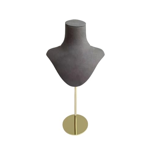 HAISENG Eleganter Schmuck-Organizer, Ständer, stilvolle Schaufensterpuppenform, für Halsketten, Anhänger, Schmuck-Präsentationsregal von HAISENG