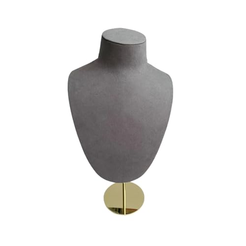 HAISENG Eleganter Schmuck-Organizer, Ständer, stilvolle Schaufensterpuppenform, für Halsketten, Anhänger, Schmuck-Präsentationsregal HAISENG Eleganter Schmuck-Organizer, Ständer, stilvolle Schaufensterpuppenform, für Halsketten, Anhänger, Schmuck-Präsentationsregal von HAISENG
