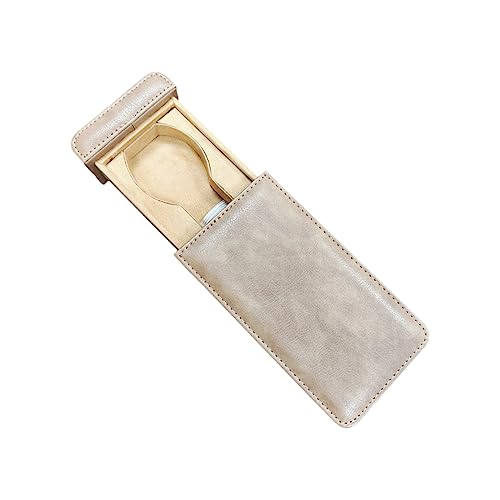 HAISENG Handgefertigtes PU-Leder; rechteckige Reiseuhr-Box, tragbar, ausziehbar, Uhrenvitrinen für Männer und Erwachsene von HAISENG