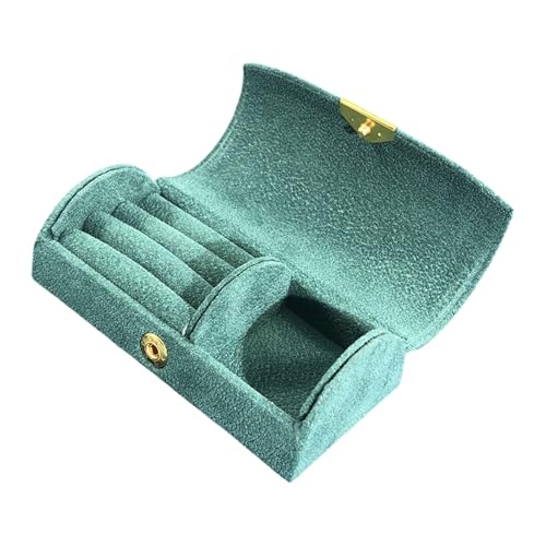 HAISENG Kleine Mehrzweck-Schmuckschatulle, Wohnaccessoire für Damen, tragbare Aufbewahrungslösung mit Initialen- und Blumendesigns HAISENG Kleine Mehrzweck-Schmuckschatulle, Wohnaccessoire für Damen, tragbare Aufbewahrungslösung mit Initialen- und Blumendesigns von HAISENG