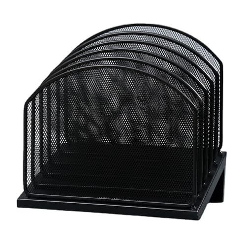 HAISENG Schreibtisch-Aktenordner, vertikaler Aktenordnerhalter, Metallregal, Aktenordner, Dokumentenhalter für Schule, Büro, Klassenzimmer HAISENG Schreibtisch-Aktenordner, vertikaler Aktenordnerhalter, Metallregal, Aktenordner, Dokumentenhalter für Schule, Büro, Klassenzimmer von HAISENG