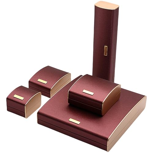 HAISENG Set Von 5 Schmuckveranstalter Multifunktionaler Aufbewahrungskoffer Für Ringe Halsketten Ohrringe Kratzfeste Schmuckschatulle HAISENG Set Von 5 Schmuckveranstalter Multifunktionaler Aufbewahrungskoffer Für Ringe Halsketten Ohrringe Kratzfeste Schmuckschatulle von HAISENG