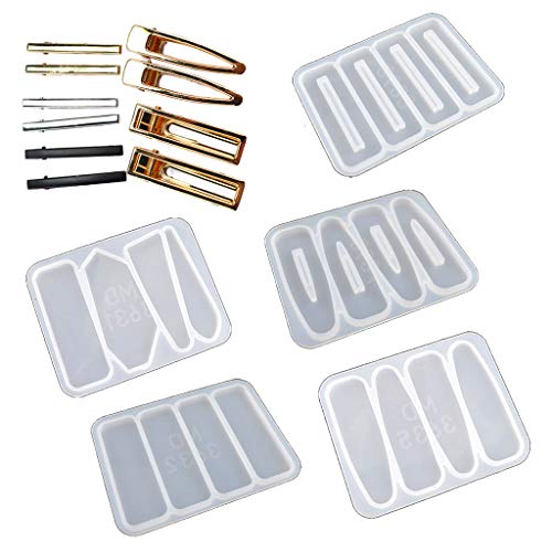 Handgefertigte Haarspangen, Silikon-Epoxidharz-Formen, Haarnadel, Acryl-Form, Haarspange, Schmuckherstellung, Werkzeuge, handgefertigte Haarspangen, Silikon, Epoxidharz von HAISENG