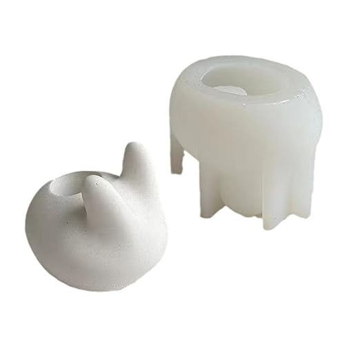 Kerzenständer aus Silikonharz, Tier, Gips, Gips, Tierform, Epoxidharz-Formen Kerzenständer aus Silikonharz, Tier, Gips, Gips, Tierform, Epoxidharz-Formen von HAISENG