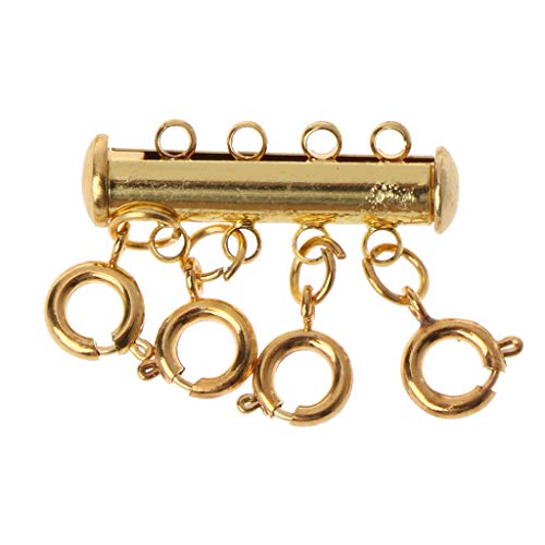 Mehrschichtige Halsketten-Verschlüsse, Schlauchschloss, Halskette, Schmuckverbinder, mehrschichtige Verschlüsse, Karabinerverschluss für Frauen und Mädchen Mehrschichtige Halsketten-Verschlüsse, Schlauchschloss, Halskette, Schmuckverbinder, mehrschichtige Verschlüsse, Karabinerverschluss für Frauen und Mädchen von HAISENG