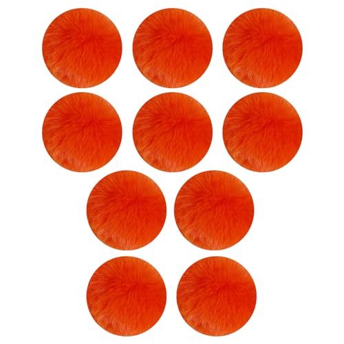 Pompons, flauschiges Haar, weich, zum Aufnähen, für Schals, Hüte, Schuhe, Bekleidung, Basteln, Dekoration, Strickbedarf, 10 Stück Pompons, flauschiges Haar, weich, zum Aufnähen, für Schals, Hüte, Schuhe, Bekleidung, Basteln, Dekoration, Strickbedarf, 10 Stück von HAISENG