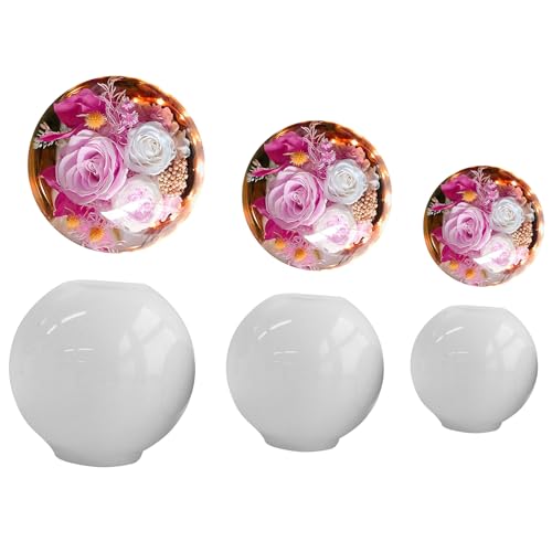 Silikonform, Epoxidharz-Formen, handgefertigte Formen, Kugelform, Silikonornament, für Heimdekoration von HAISENG