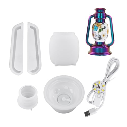 Silikonform-Set, Kristall, Epoxidharz, Öllampenherstellung, Basteln, Nachtlicht, Formen für Handarbeit, Camping, Licht, Silikonharz Silikonform-Set, Kristall, Epoxidharz, Öllampenherstellung, Basteln, Nachtlicht, Formen für Handarbeit, Camping, Licht, Silikonharz von HAISENG