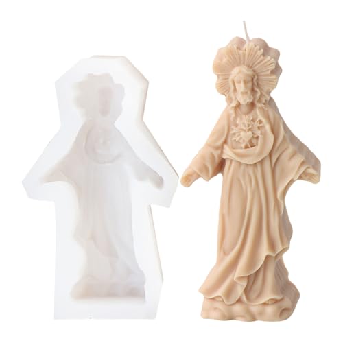 Silikonform zur Herstellung von Seifen, religiöses Thema, Bastelform, geeignet für verschiedene Anlässe von HAISENG