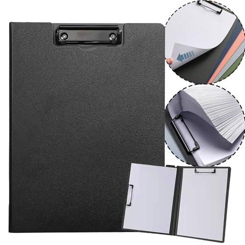 Klemmbrett A4, HAIYUU Kunststoff Doppelclip Schreibbrett Klemmbrett mit Deckel Klemmbrettmappe Dokumentenmappe für Schule Geschäft, Büro, Industrie, Restaurant Klemmbrett A4, HAIYUU Kunststoff Doppelclip Schreibbrett Klemmbrett mit Deckel Klemmbrettmappe Dokumentenmappe für Schule Geschäft, Büro, Industrie, Restaurant von HAIYUU