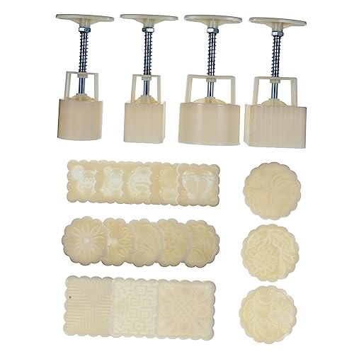 HAKIDZEL 1 Satz Mooncake Mould Set Handpress Verstellbare Dicke Formen Platten für Diy Mondkuchen und Kekse Backform für Mittherbstfest HAKIDZEL 1 Satz Mooncake Mould Set Handpress Verstellbare Dicke Formen Platten für Diy Mondkuchen und Kekse Backform für Mittherbstfest von HAKIDZEL