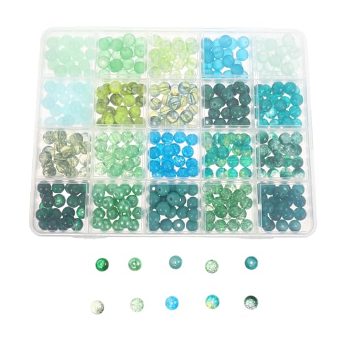HAKIDZEL 1 Set Material zur Schmuckherstellung: 8 mm Glasperlen für selbstgemachten Schmuck – runde Perlen mit großem Loch für Armbänder, Halsketten und Frühlings-/Sommerbasteleien. HAKIDZEL 1 Set Material zur Schmuckherstellung: 8 mm Glasperlen für selbstgemachten Schmuck – runde Perlen mit großem Loch für Armbänder, Halsketten und Frühlings-/Sommerbasteleien. von HAKIDZEL