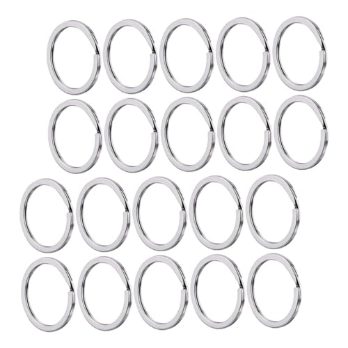 HAKIDZEL 100 Stück Schlüsselanhänger Schmuck Schlüsselanhänger Goldfarben Flach Kleine Geteilte Runde Anhänger Ketten DIY Zubehör HAKIDZEL 100 Stück Schlüsselanhänger Schmuck Schlüsselanhänger Goldfarben Flach Kleine Geteilte Runde Anhänger Ketten DIY Zubehör von HAKIDZEL