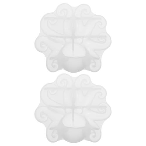 HAKIDZEL 2 Stück Oktopus-Silikonform: Oktopus-Diy-Epoxidharz-Formprojekte, flexibles Handwerk für handgefertigte Skulpturen, Halloween- und saisonale von HAKIDZEL