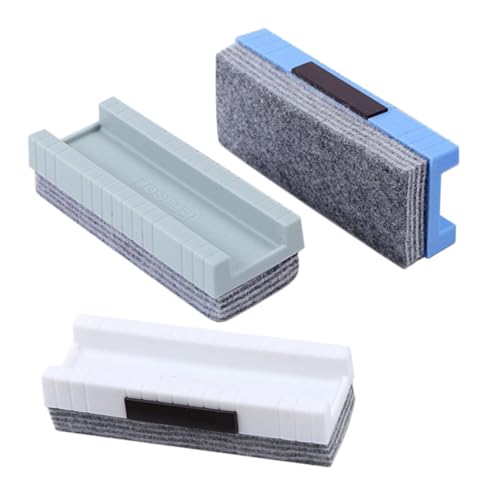 HAKIDZEL 3 Stück Teiliges Schwarzer Tafellappen mit Filz Staubfreier Kreide-radierer mit Griffmulde Vielseitig für Kreidetafeln Whiteboards Acryl Glasflächen für Schule Büro Lehrer und HAKIDZEL 3 Stück Teiliges Schwarzer Tafellappen mit Filz Staubfreier Kreide-radierer mit Griffmulde Vielseitig für Kreidetafeln Whiteboards Acryl Glasflächen für Schule Büro Lehrer und von HAKIDZEL