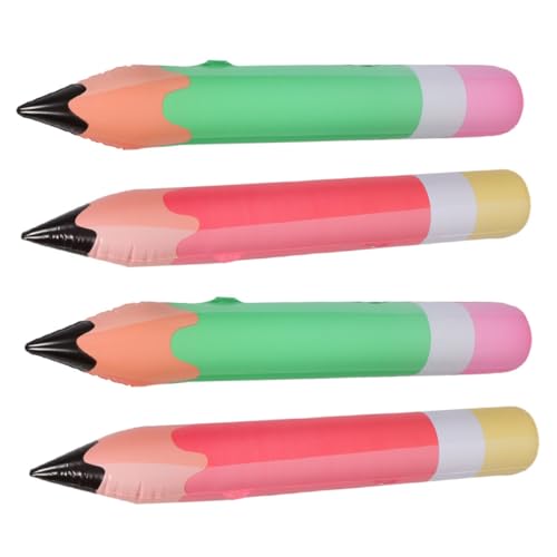 HAKIDZEL 4 Stück Aufblasbare PVC Riesen Bleistifte Leichte Sichere Dekoration für Geburtstagsfeiern und Klassenzimmer Bunte Jumbo Bleistift Luftballons Grün und Rot Spielerisch Charmant HAKIDZEL 4 Stück Aufblasbare PVC Riesen Bleistifte Leichte Sichere Dekoration für Geburtstagsfeiern und Klassenzimmer Bunte Jumbo Bleistift Luftballons Grün und Rot Spielerisch Charmant von HAKIDZEL