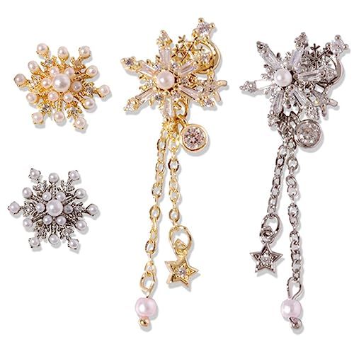HAKIDZEL 4Stücke Charms Glänzende Nageldekoration DIY Nagelschmuck für Weihnachtsnägel Sicher und Langlebig für Nagelkunst Zuhause HAKIDZEL 4Stücke Charms Glänzende Nageldekoration DIY Nagelschmuck für Weihnachtsnägel Sicher und Langlebig für Nagelkunst Zuhause von HAKIDZEL